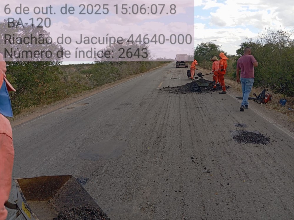 Seinfra anuncia inspeção na BA-120 após acidente envolvendo jovem motociclista em Conceição do Coité