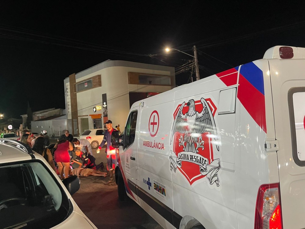 Porta de carro aberta provoca acidente e deixa motociclista ferido em Conceição do Coité