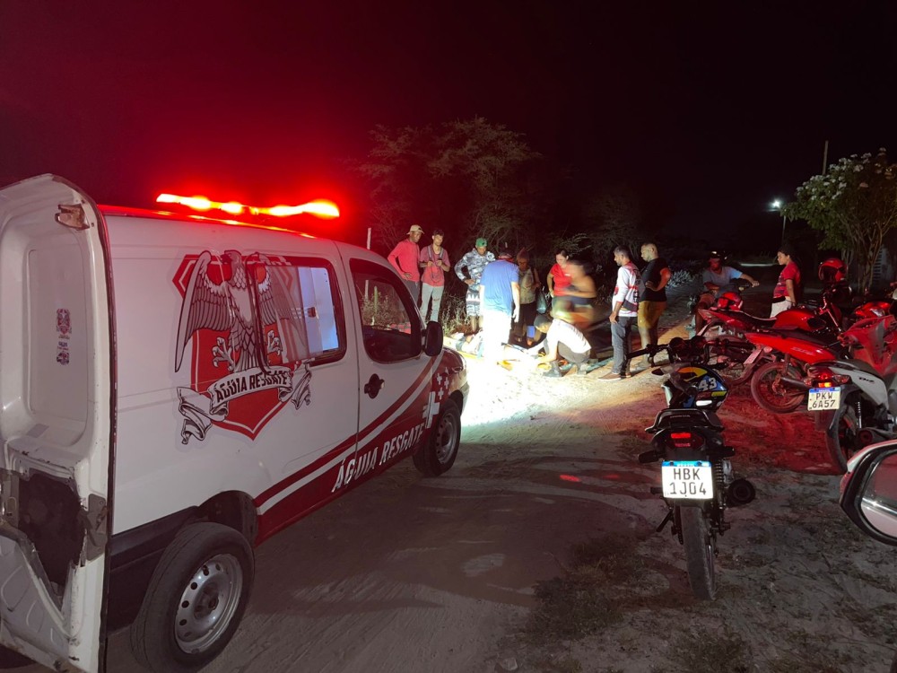 Homem fica ferido após acidente de moto em Conceição do Coité