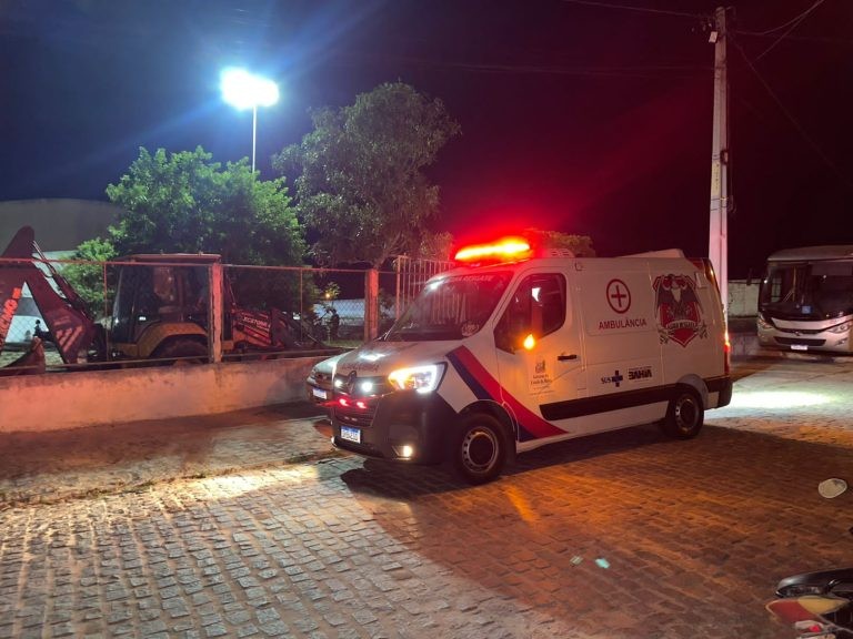 Mulher fica ferida após partida de futebol em ginásio da zona rural de Conceição do Coité