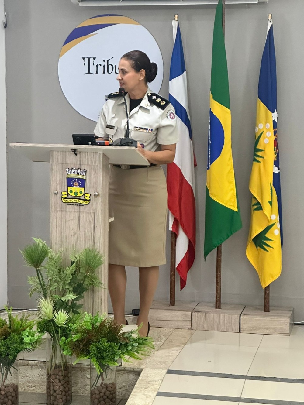 Em reconhecimento ao compromisso com a segurança, comandante do 16º BPM recebe Moção de Aplausos na Câmara Municipal de Conceição do Coité