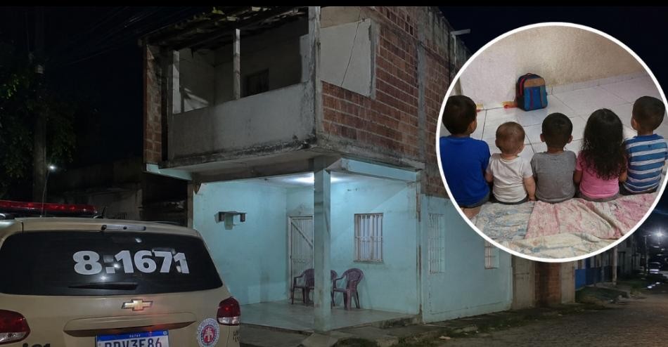 PM encontra bebê de 9 meses e outras quatro crianças sem acompanhamento de adultos em Retirolândia