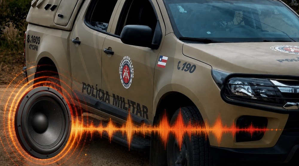 Morador desliga aparelho de som após intervenção da PM em Ichu