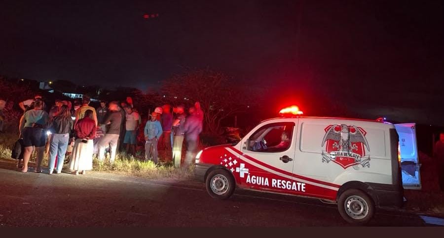Homem fica ferido após motocicleta colidir com cachorro na BA-411 entre Coité e o distrito de Salgadália