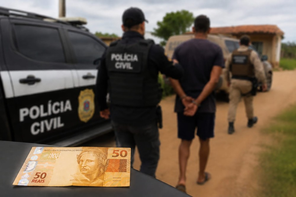 Homem é preso suspeito de tentar matar o próprio irmão após discussão por R$ 50 em Capela do Alto Alegre