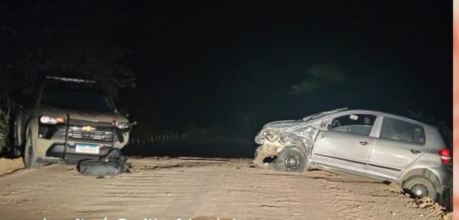 Santaluz: três policiais militares ficam feridos em colisão; motorista apresentava sinais de embriaguez, diz PM