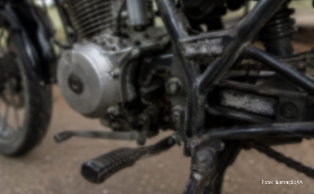 Coité: motocicleta com números de chassi e motor suprimidos é apreendida no distrito de Bandiaçu; condutor é levado à delegacia
