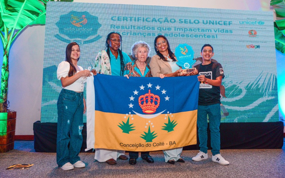 Unicef: Conceição do Coité recebe selo de reconhecimento internacional após melhorar políticas públicas voltadas a crianças e adolescentes