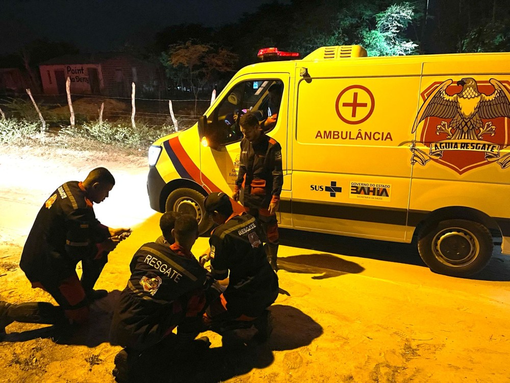 Homem fica ferido após acidente de moto na zona rural de Conceição do Coité