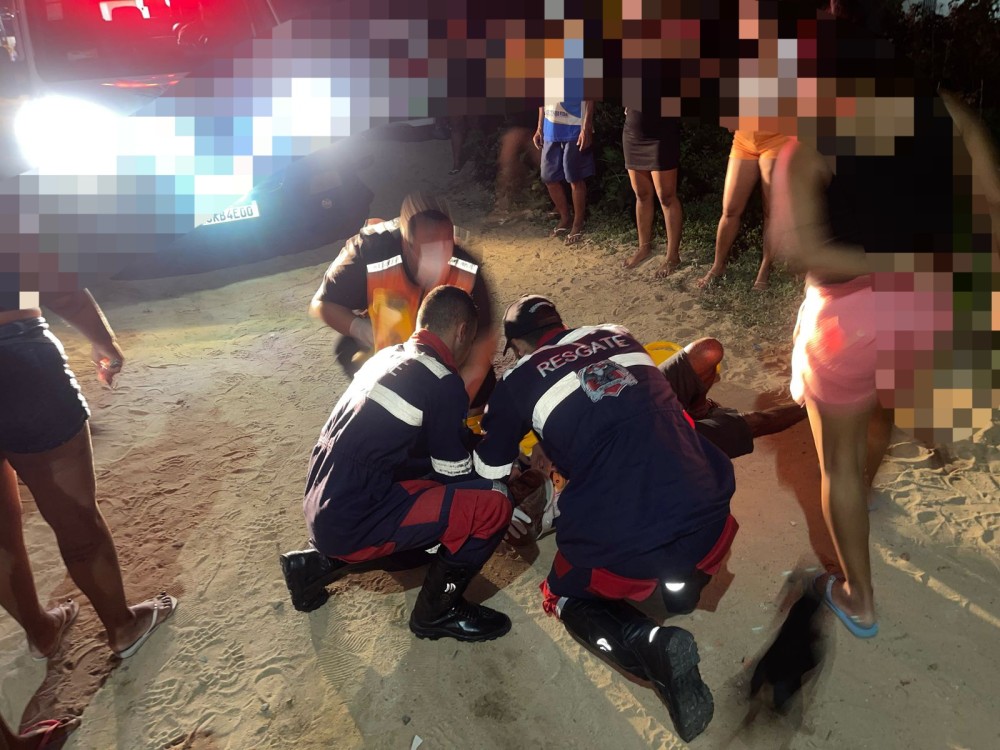 Idoso sofre lacerações ao perder controle de moto e cair no bairro Alto São João em Conceição do Coité