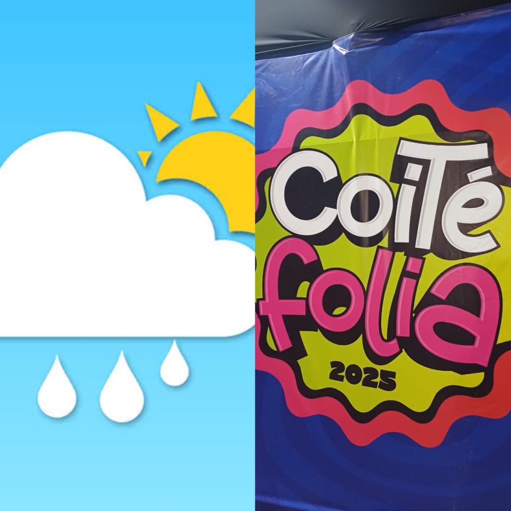 Coité Folia 2025: Previsão do tempo aponta chuva passageira nesta sexta (02). Saiba mais!