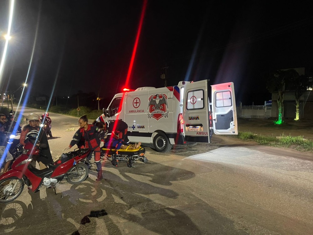 Buracos na BA-409 provocam novo acidente com jovem em Conceição do Coité
