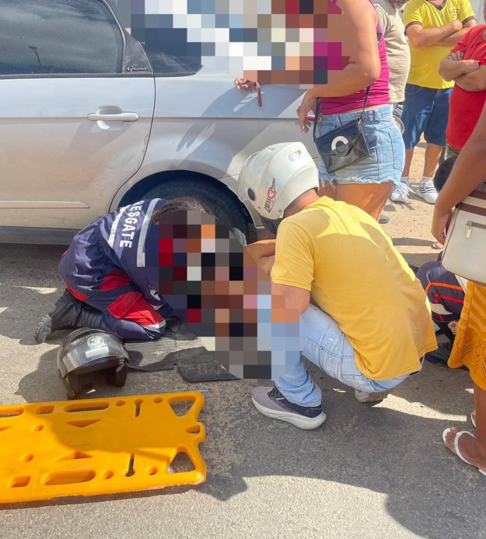 Mulher fica ferida em acidente próximo a radar na BA-120, entre Coité e Retirolândia