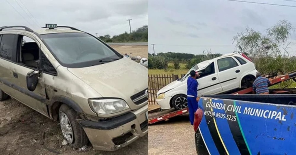Dois acidentes deixam três feridos entre Santaluz e Queimadas na BA-120