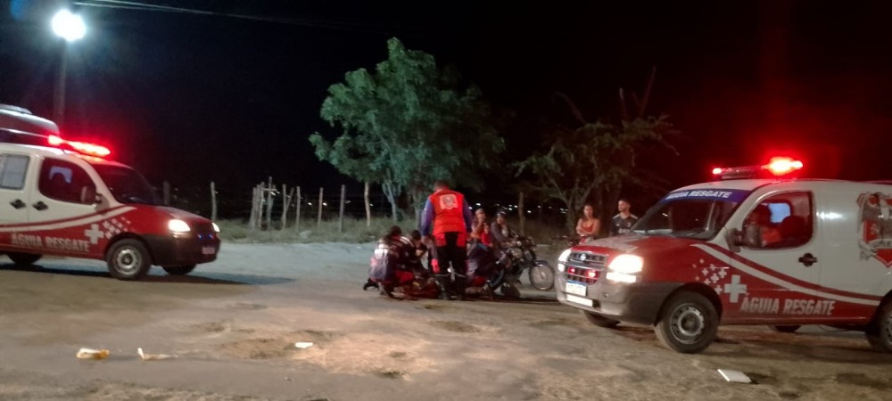 Vídeo: Acidente na BA-411 em Conceição do Coité deixa motociclista ferido e suspeito foge armado com facão